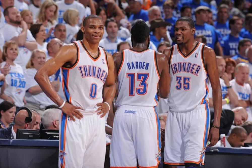 雷霆三少时期，铸就传奇的巅峰阵容