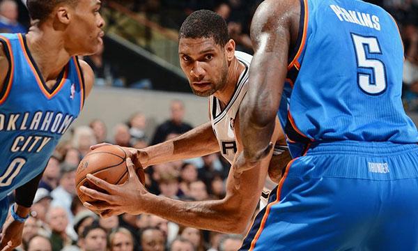 雷霆与马刺的铁血较量，2016年NBA季后首轮第四场激战回眸
