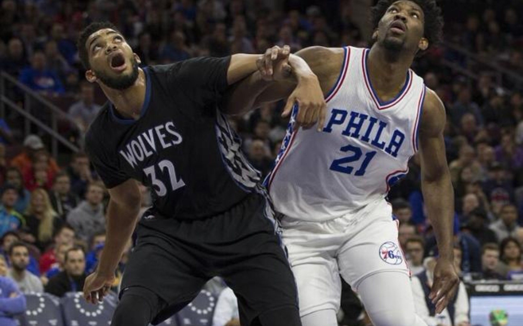 恩比德与唐斯，球场上的火药味