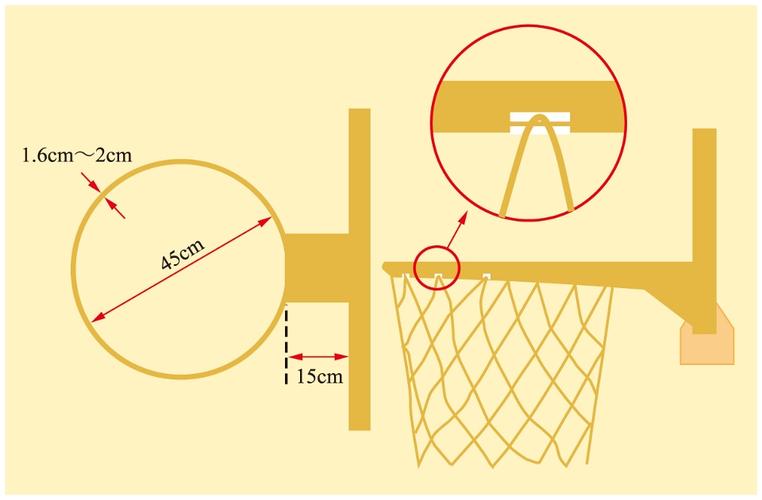 篮球架与地面的完美高度，科学、安全与竞技的平衡
