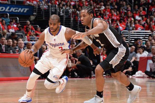 2015年马刺vs快船，西决对决的传奇与遗憾