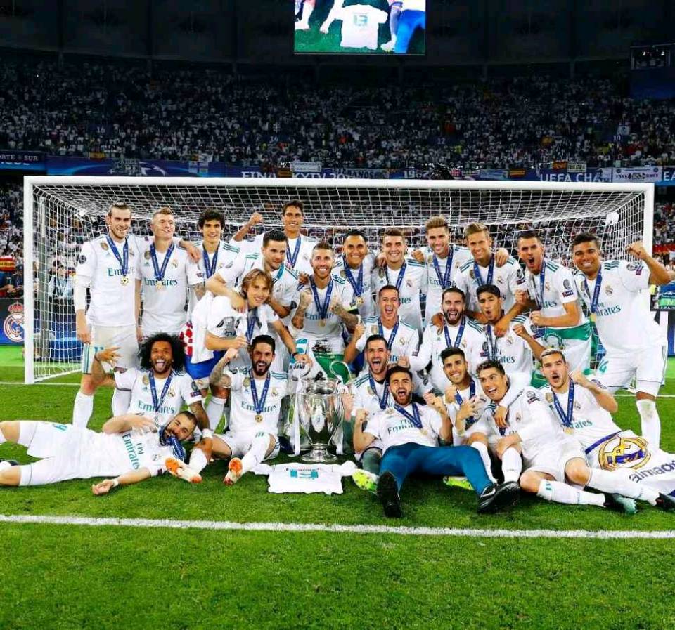 2016-17赛季皇马欧冠决赛，铸就传奇的阵容名单