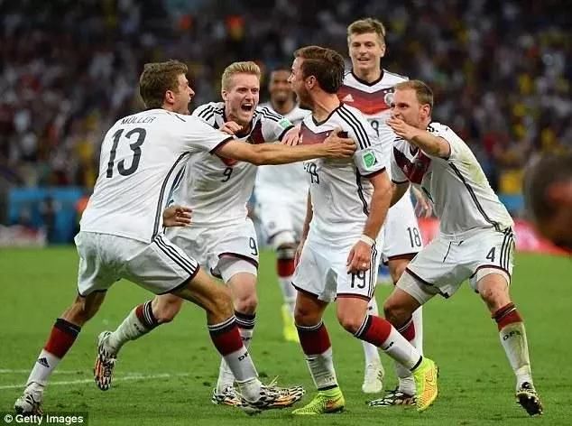 2014年世界杯决赛，德国队铸就辉煌