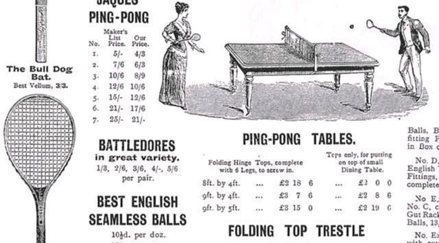 乒乓球的起源地，英国的桌上网球传奇