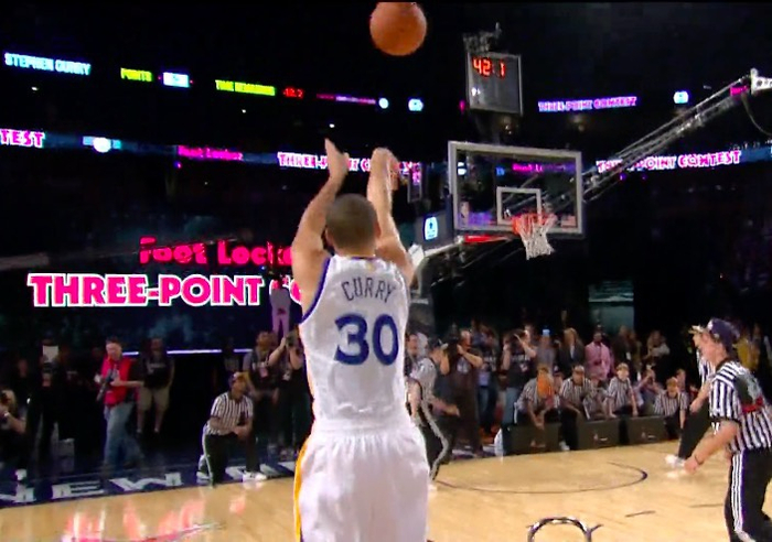 库里，三分大赛的传奇与超越