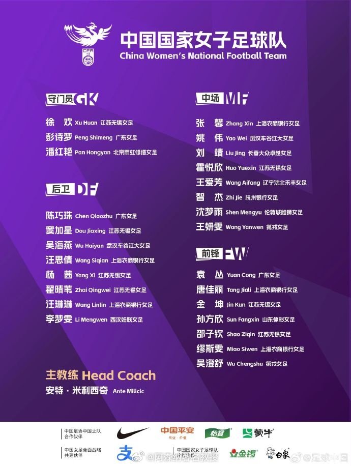 女足奥运集训名单揭晓，巾帼不让须眉，共筑荣耀之师