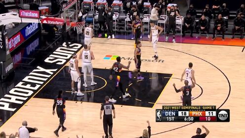 太阳vs掘金G1，西部决赛的激情碰撞