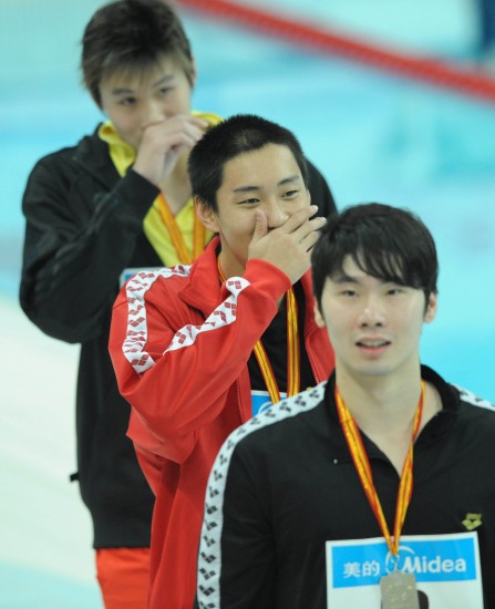 2009年全运会游泳赛场，破纪录与荣耀的交汇