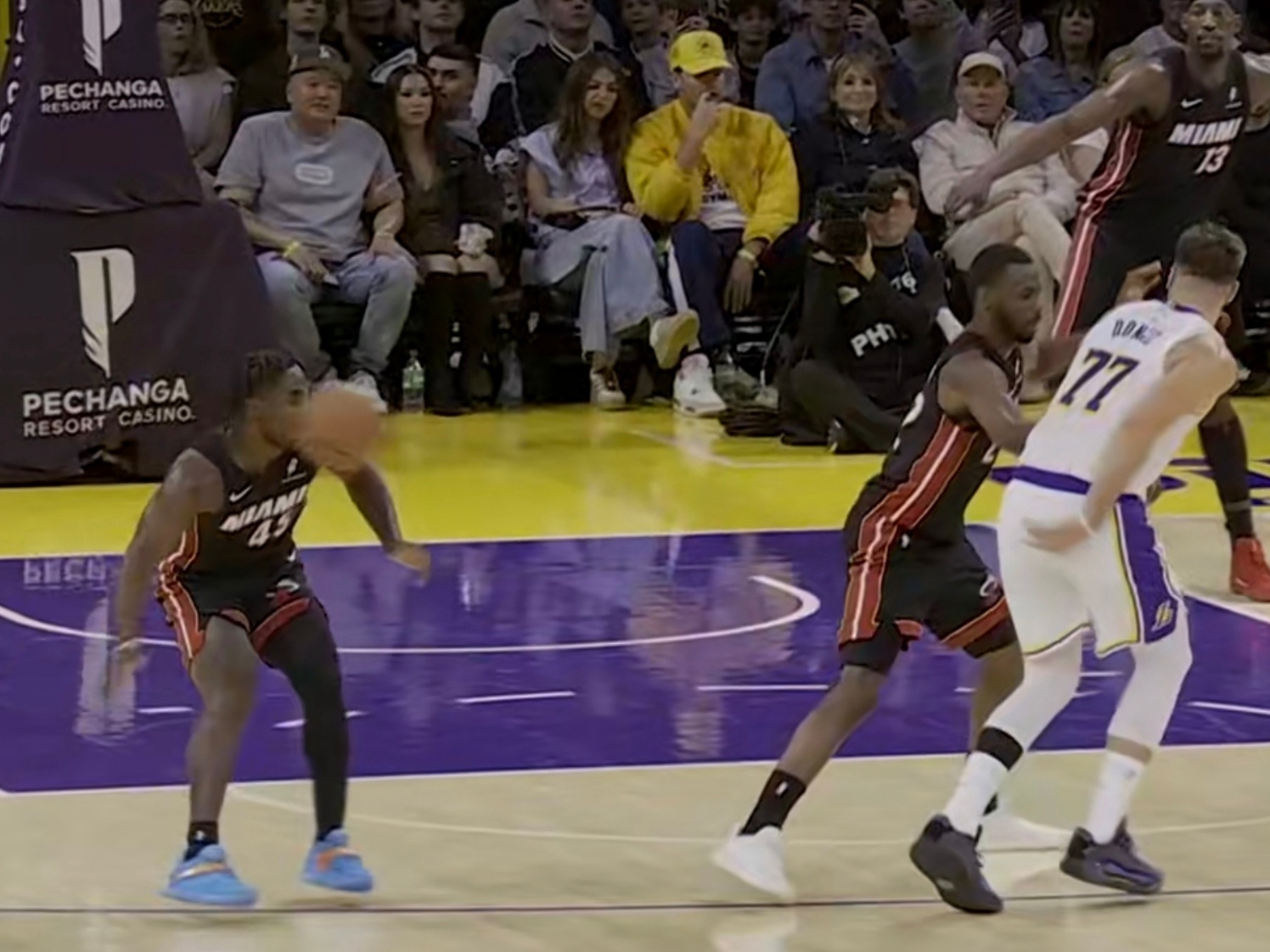 湖人vs热火，热身赛的火花四溅