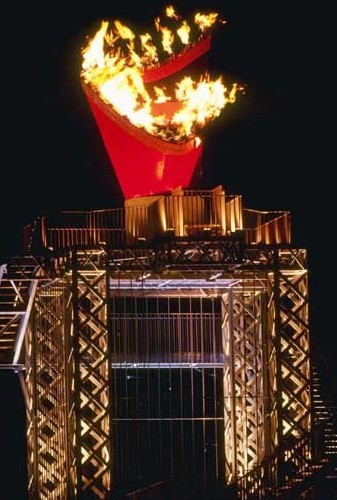 1996年亚特兰大奥运会开幕式，历史时刻的璀璨绽放