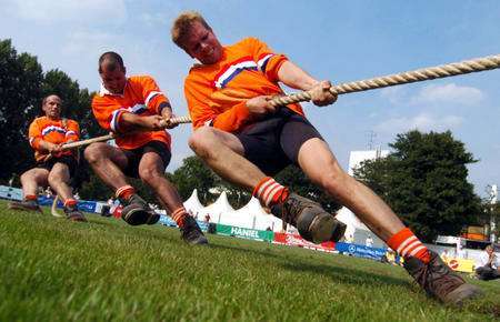 拔河，曾是奥运会的力量较量