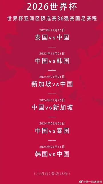 2026世界杯预选赛赛程比分表，全球足球盛宴的预热战