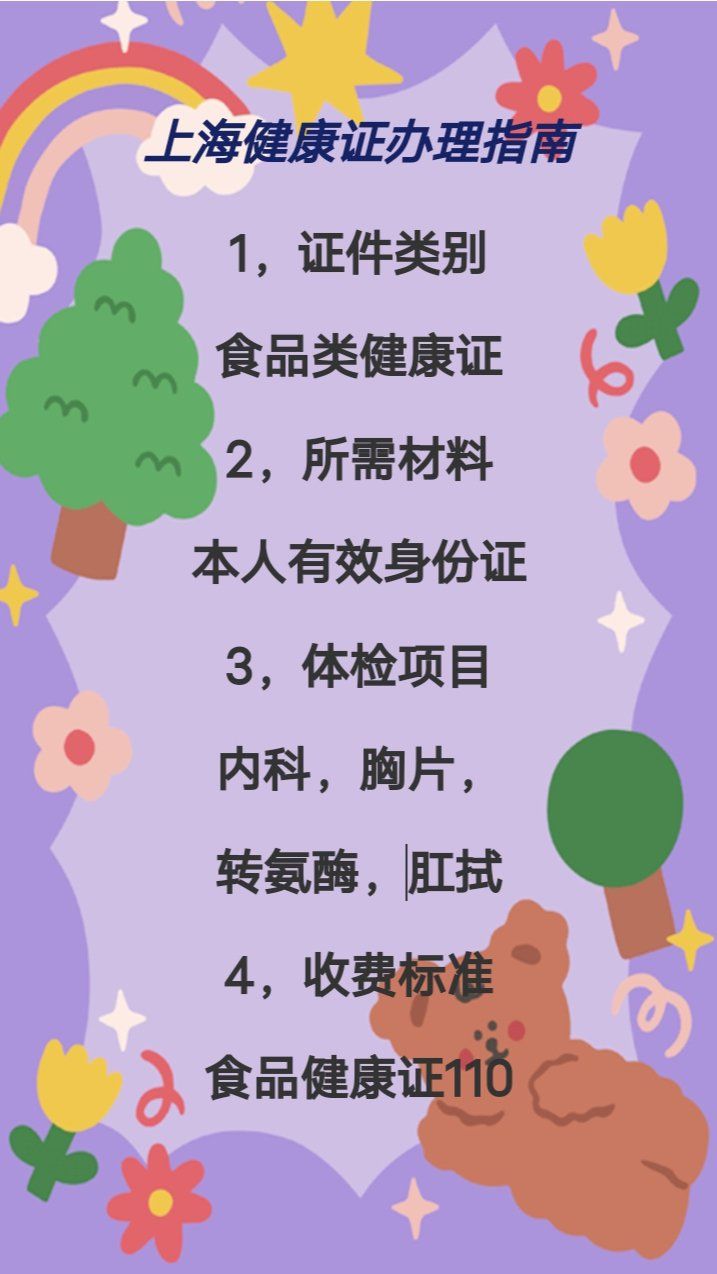 全面解析上海健康证检查项目，从细节到流程的深度指南