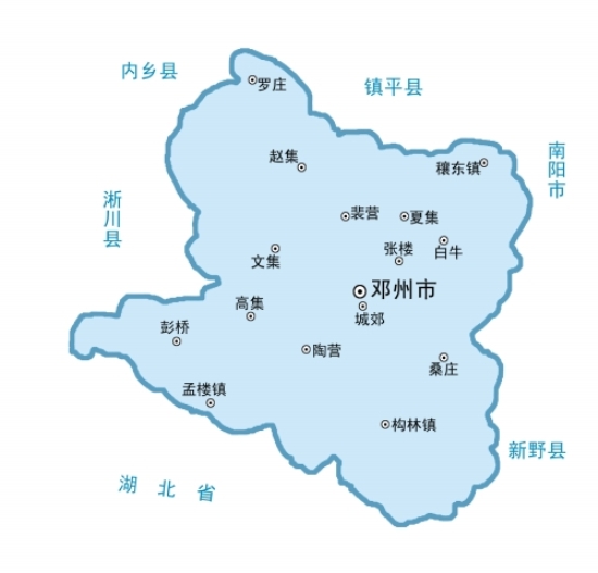 河南省邓州市的归属与独特魅力